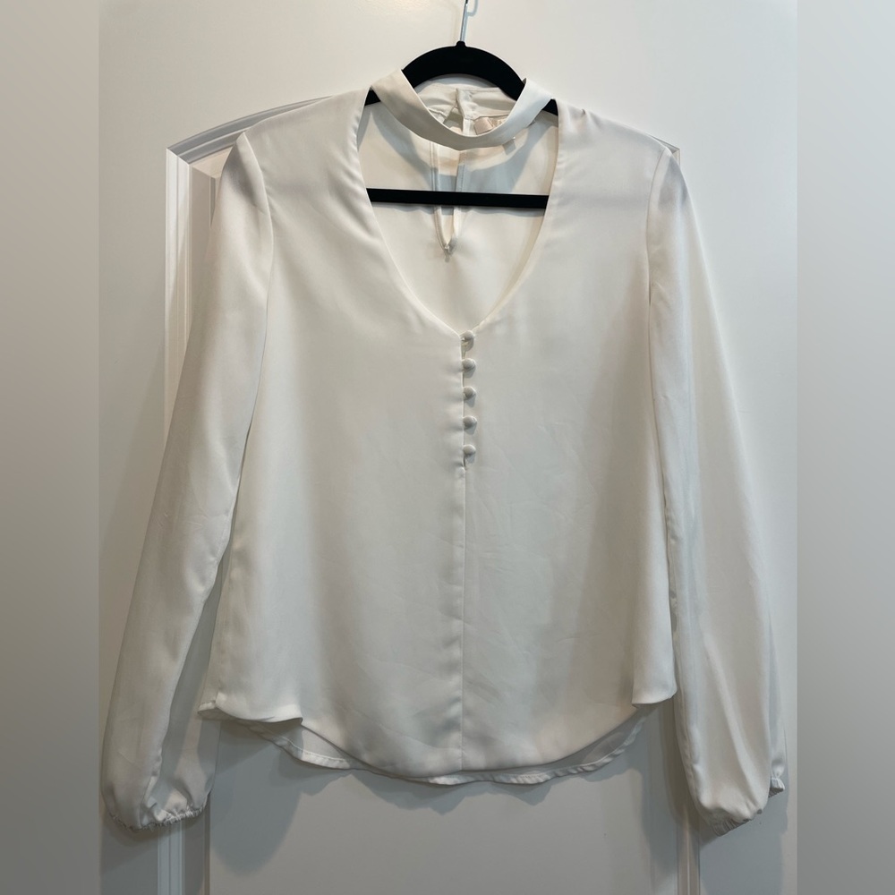 WAYF white blouse